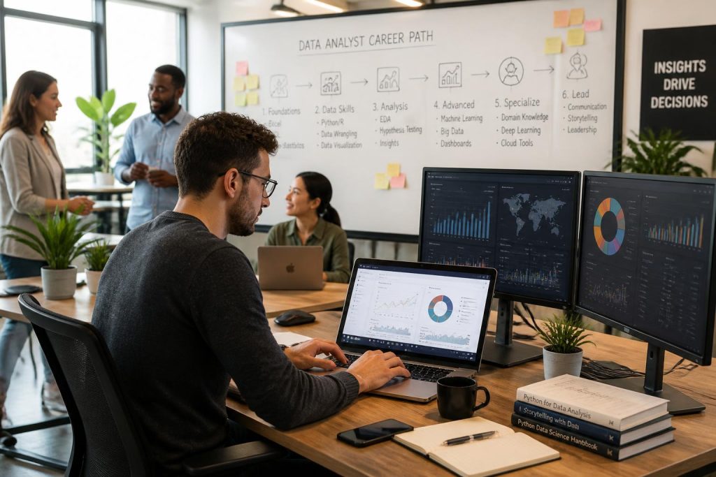 découvrez les différents parcours de formation en data analyst pour booster votre carrière et acquérir des compétences clés dans l'analyse de données.