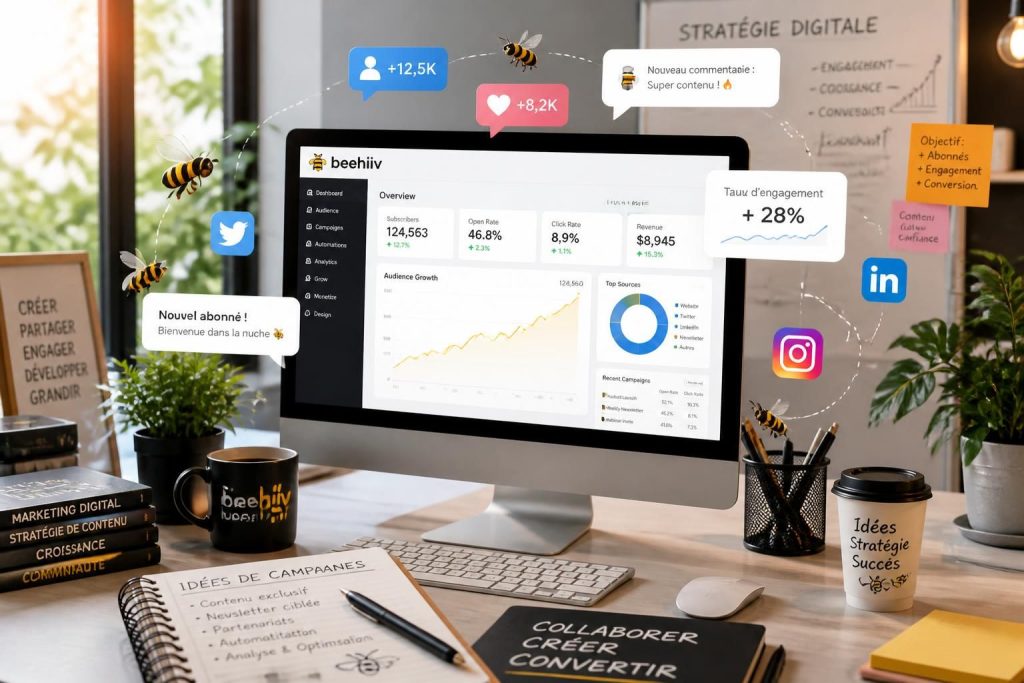 découvrez comment beehiv peut booster votre stratégie marketing digitale grâce à ses avantages uniques pour augmenter l'engagement et optimiser vos campagnes en ligne.