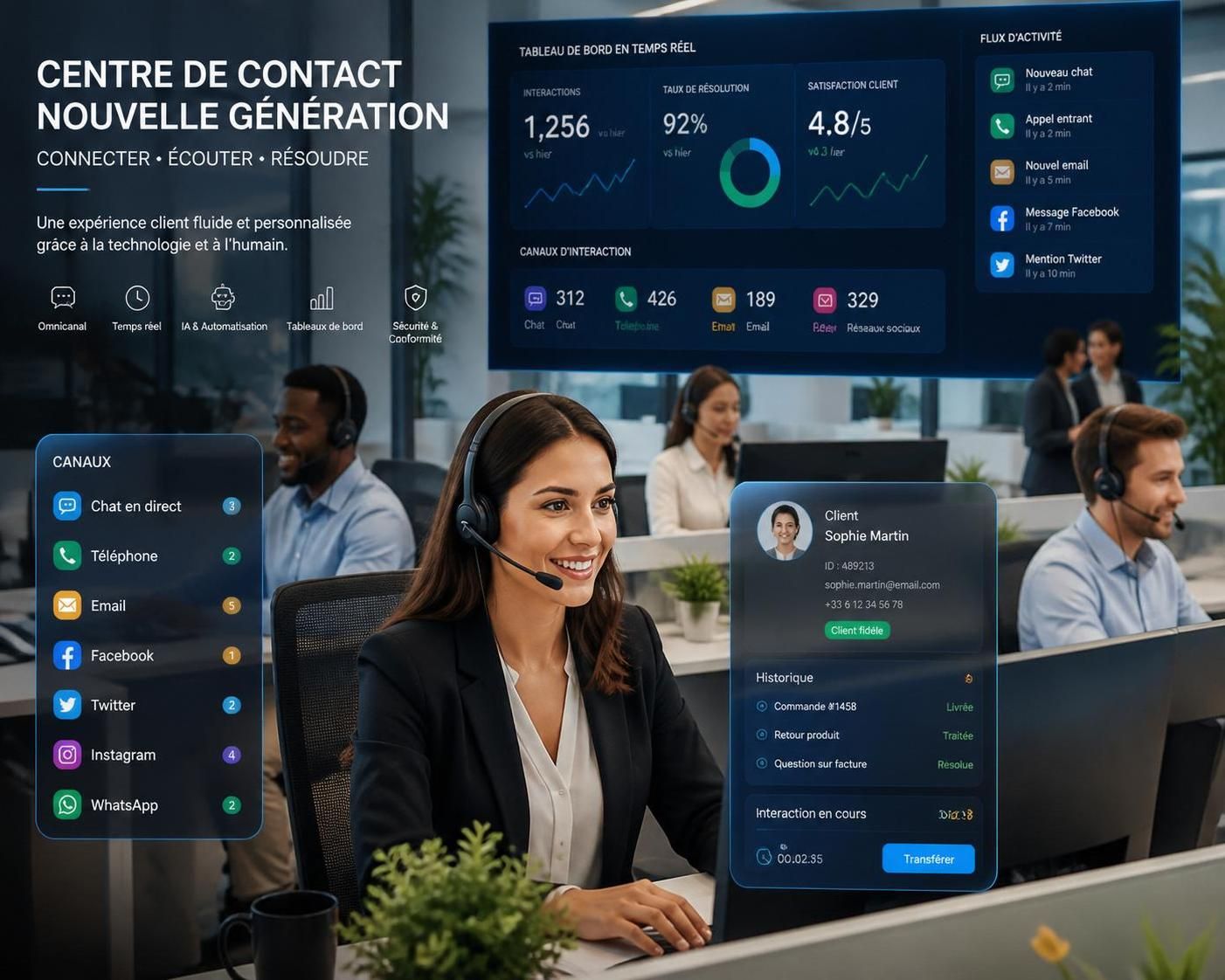 découvrez comment un centre d'engagement client peut transformer chaque interaction en une opportunité de croissance pour votre entreprise, en améliorant la satisfaction et la fidélité client.