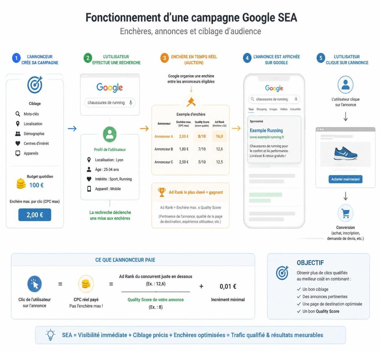découvrez les meilleures stratégies google sea pour optimiser vos campagnes publicitaires et maximiser votre retour sur investissement. apprenez à cibler efficacement, gérer votre budget et analyser les performances.