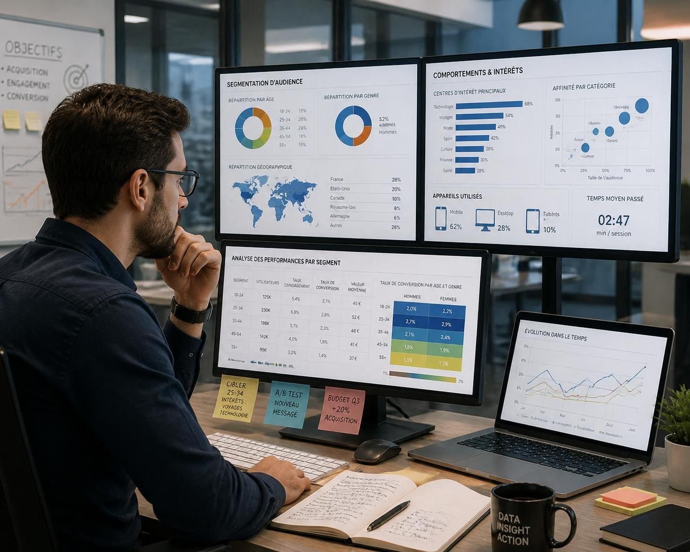 découvrez comment connaître le profil de votre audience peut révolutionner votre stratégie marketing en améliorant la pertinence, l'engagement et les résultats.