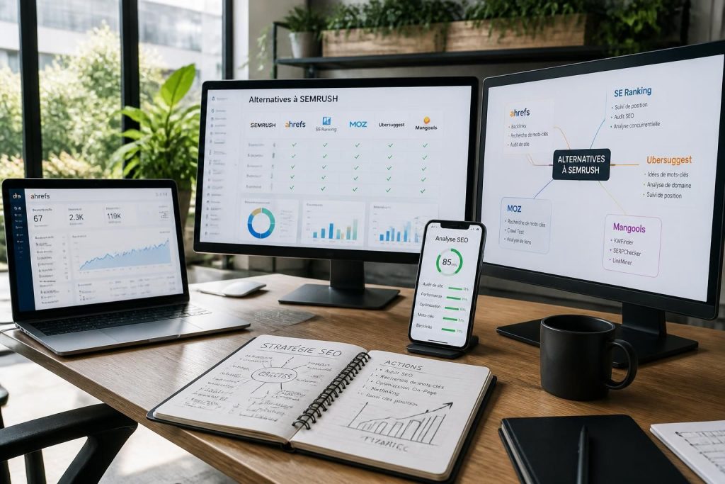 découvrez les meilleures alternatives à semrush pour optimiser votre stratégie seo et améliorer le positionnement de votre site web efficacement.