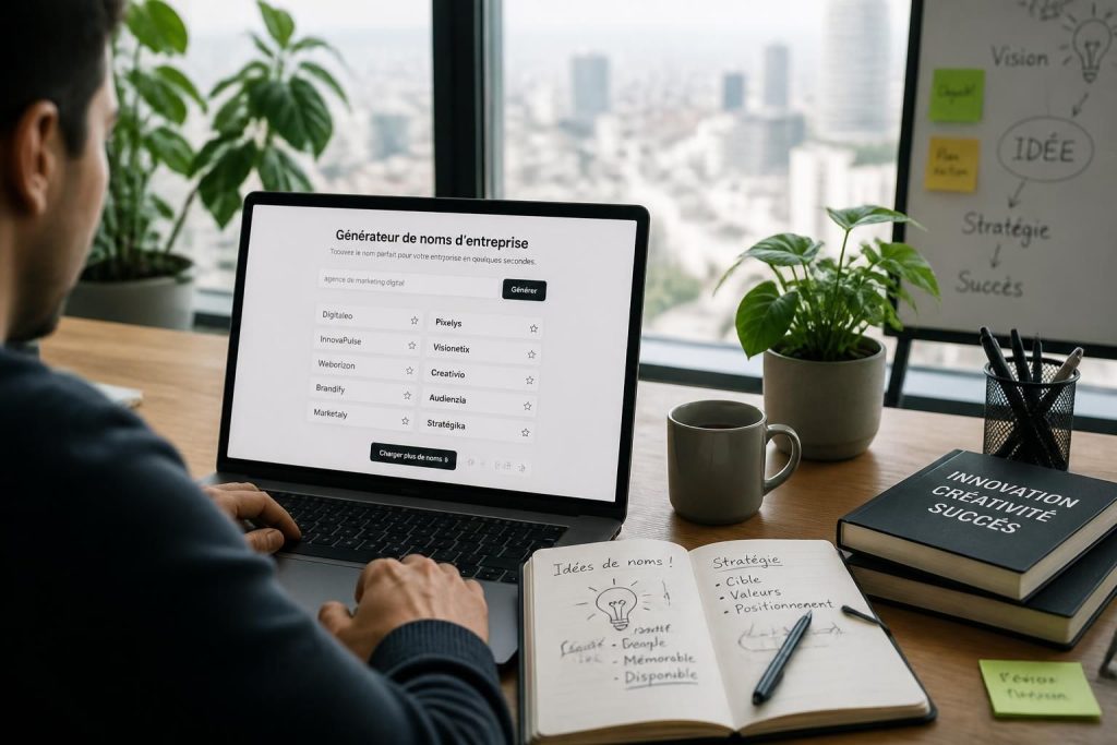découvrez comment un générateur de nom de société peut vous aider à trouver un nom d’entreprise efficace, unique et mémorable pour réussir votre projet entrepreneurial.