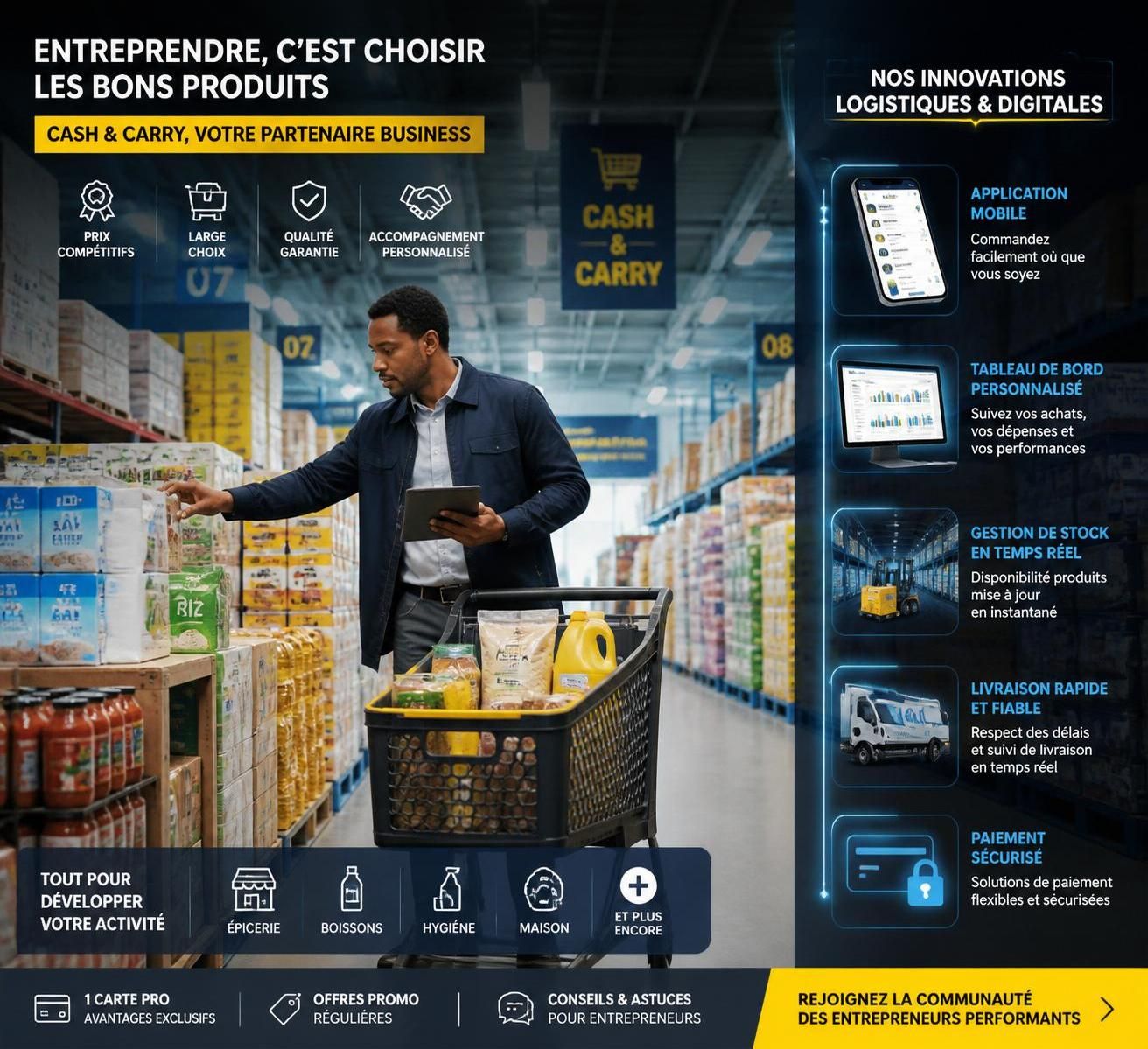 découvrez pourquoi le modèle cash and carry attire de plus en plus d'entrepreneurs français grâce à ses avantages économiques et sa simplicité d'approvisionnement.