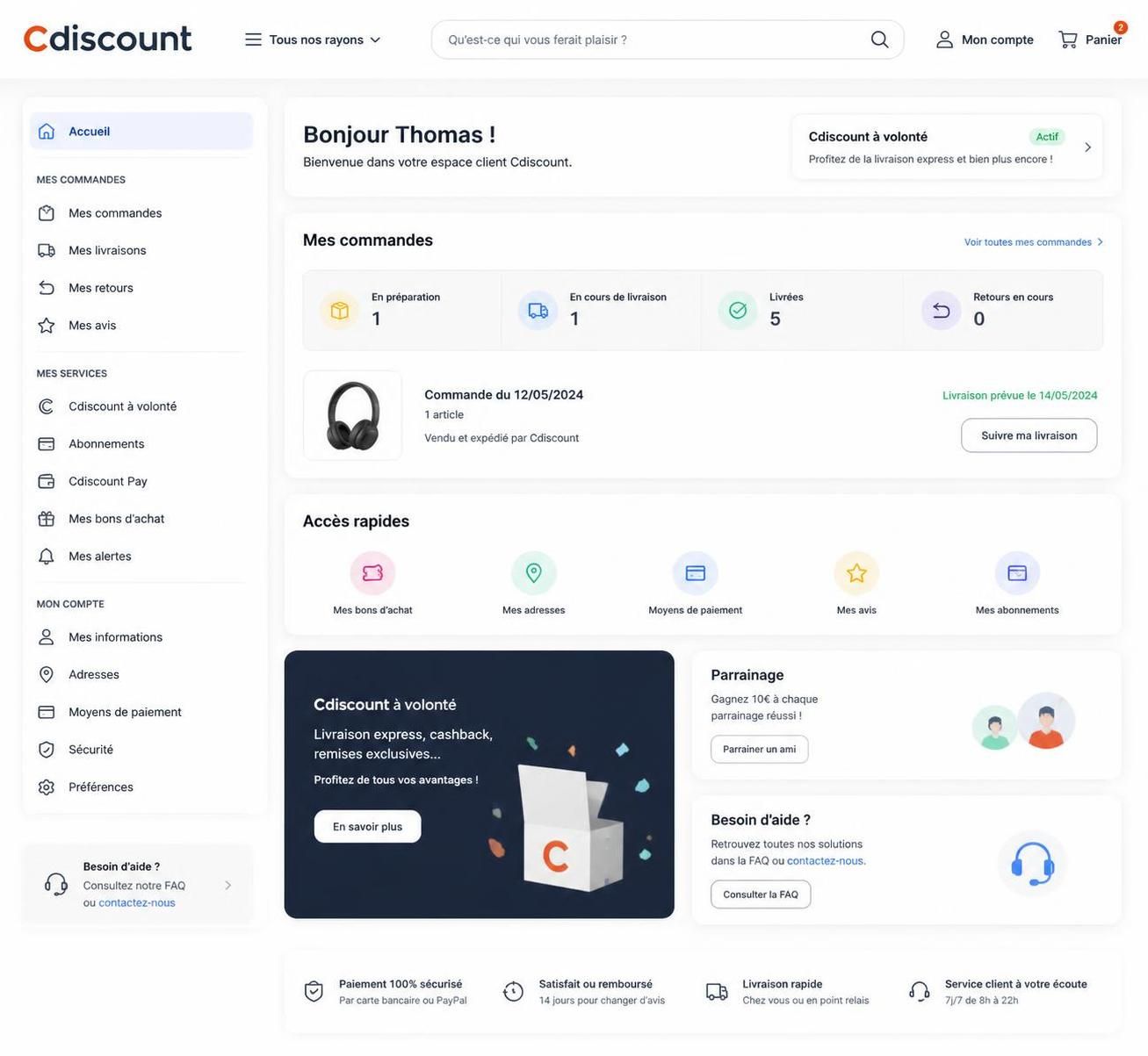 découvrez comment gérer facilement vos commandes en ligne avec l'espace client cdiscount. suivi, modifications et astuces pour une expérience shopping optimale.