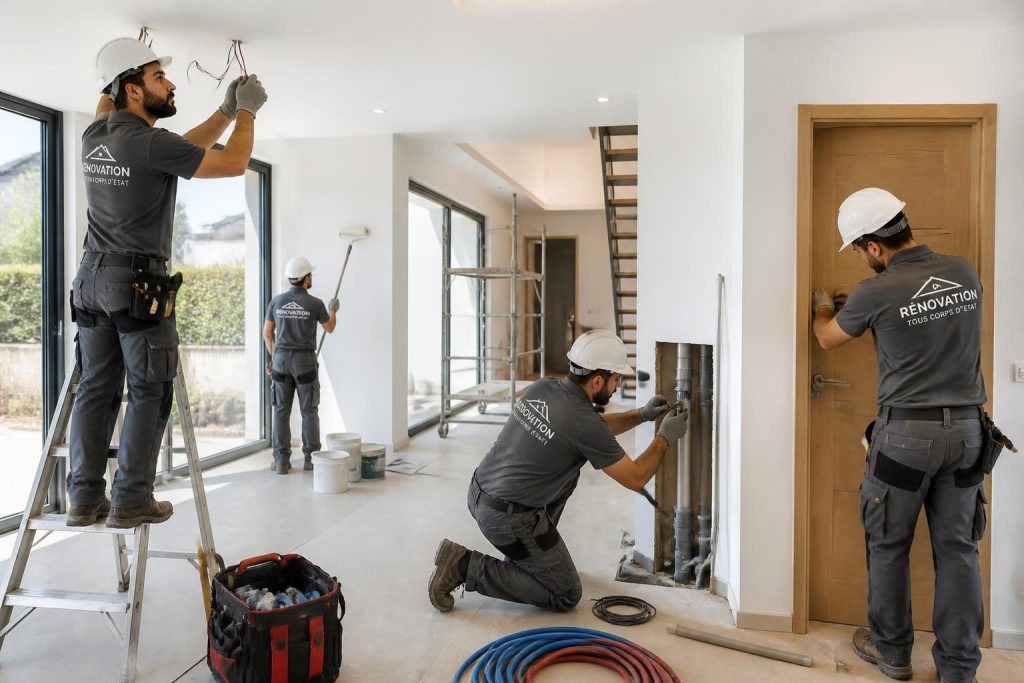 découvrez pourquoi choisir une entreprise de rénovation tous corps d'état est essentiel pour assurer la qualité, la coordination et l'efficacité de vos travaux de rénovation globale.