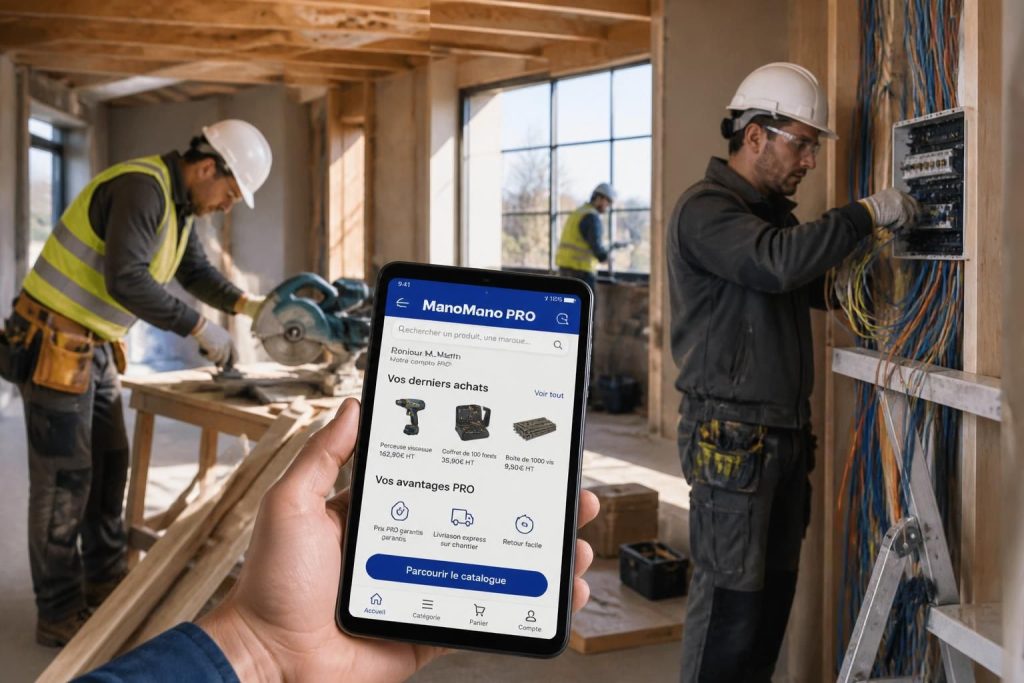 découvrez les avantages de manomano pro pour les professionnels du bâtiment et de l’artisanat : accès à un large choix de produits, tarifs préférentiels, livraison rapide et service dédié pour faciliter vos projets.