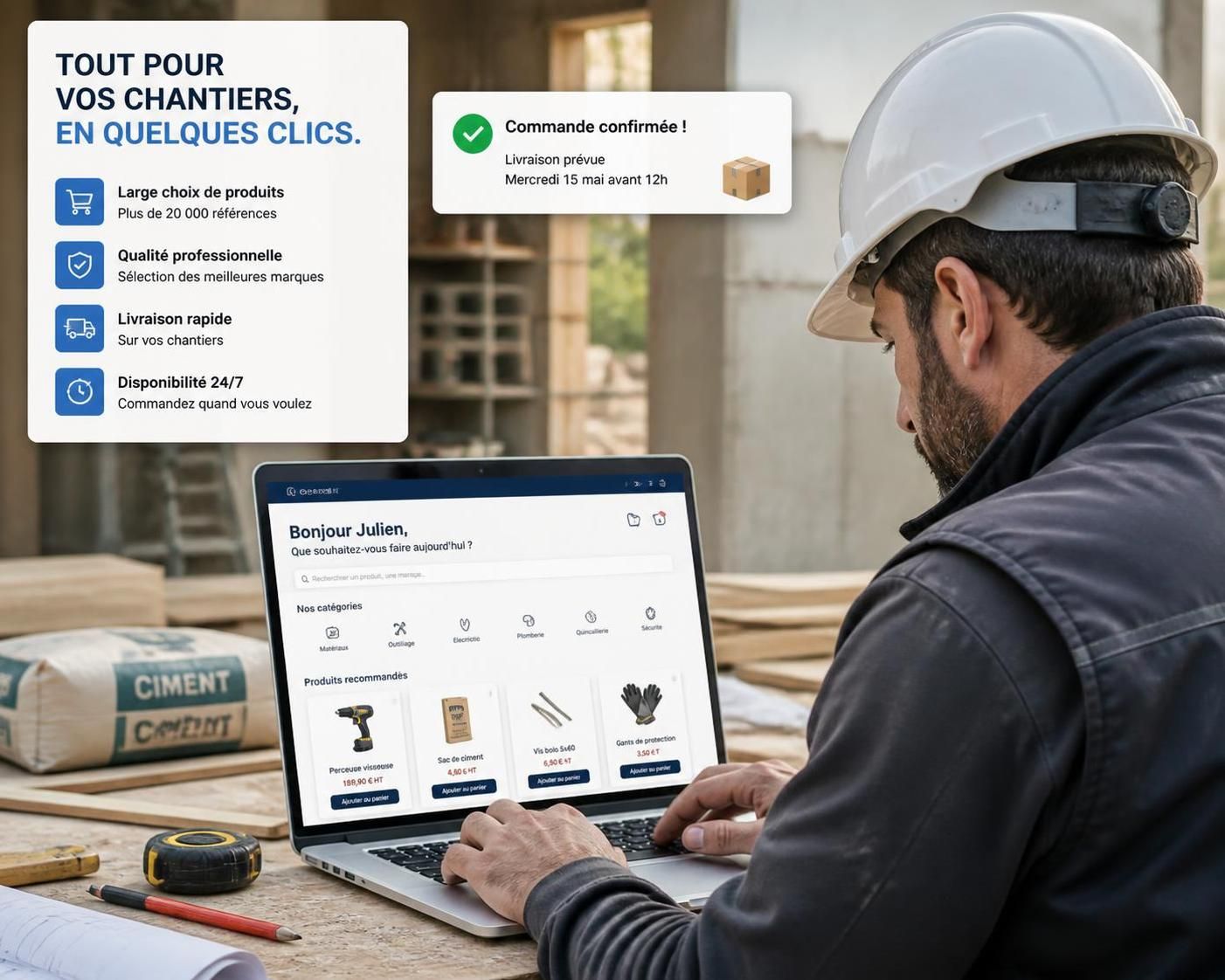 découvrez les avantages de manomano pro pour les professionnels du bâtiment et de l’artisanat : des offres exclusives, un large choix de matériaux, et un service adapté à vos besoins.