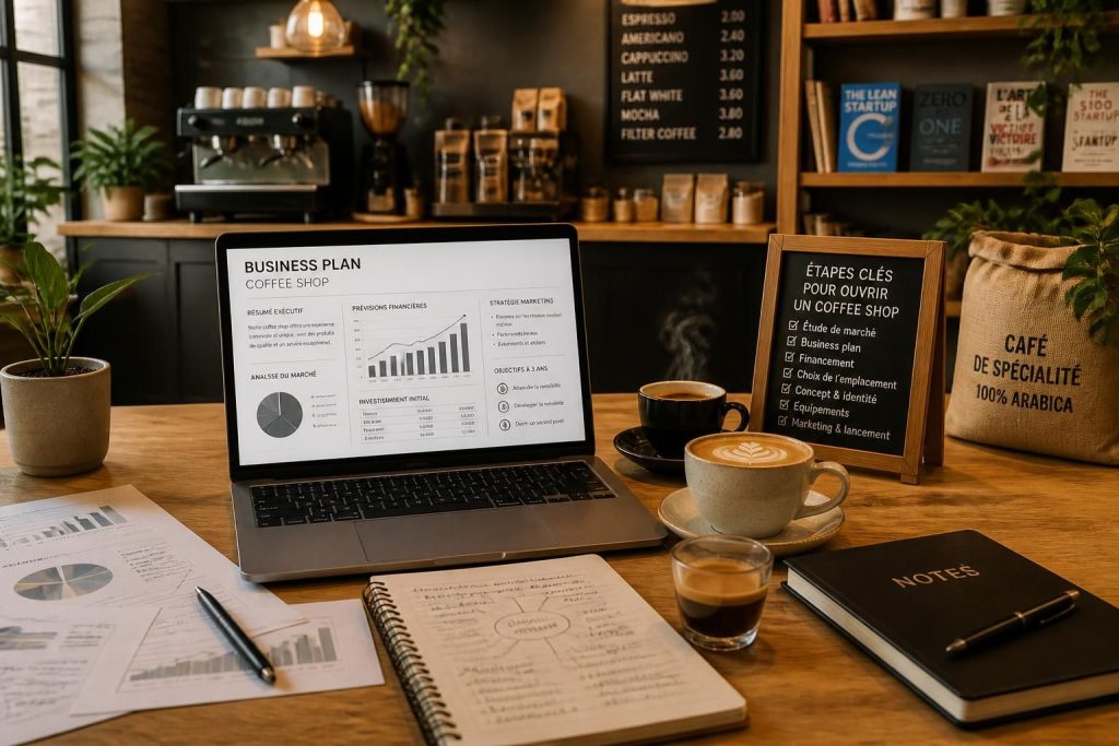 découvrez les étapes essentielles pour créer un business plan efficace et lancer votre coffee shop avec succès. guide complet pour réussir votre café.