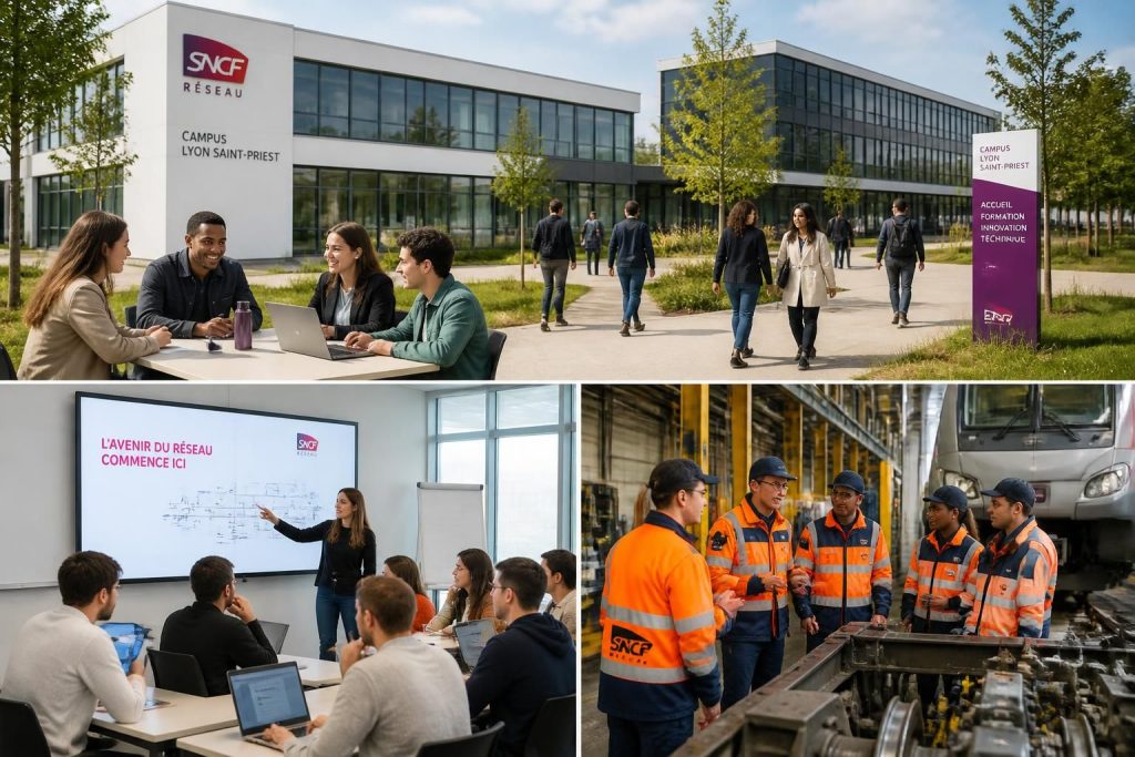 découvrez les formations proposées par sncf réseau campus lyon saint-priest pour dynamiser votre carrière et acquérir de nouvelles compétences dans le secteur ferroviaire.